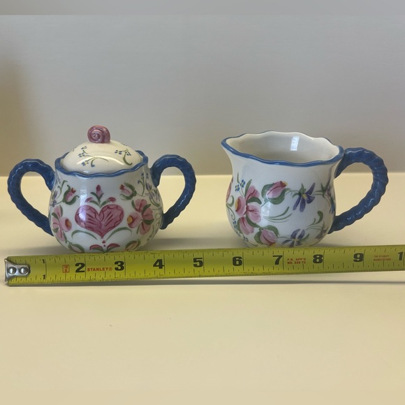 Pamela Silin Palmer Sugar and Creamer Set - Picture 2 of 7